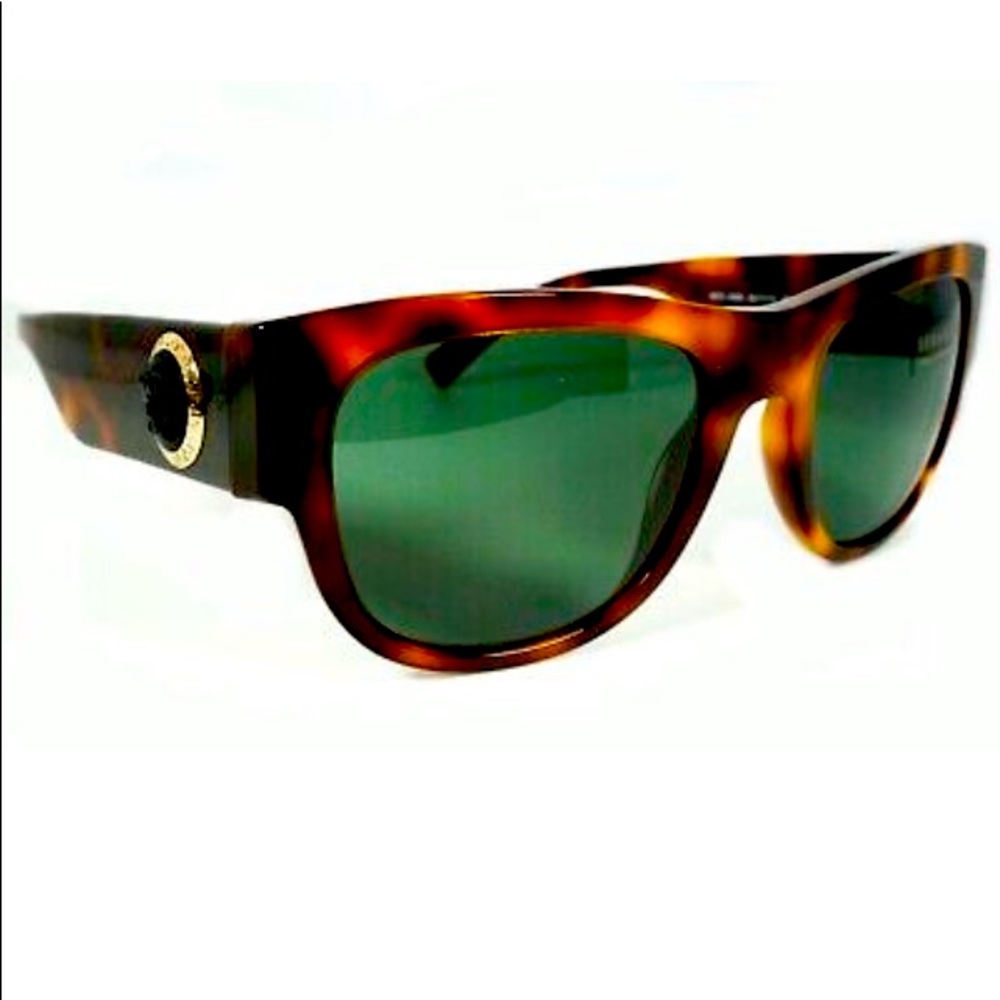 NWOT Versace Sunglasses New Havana/Green, Unisex Model 4359